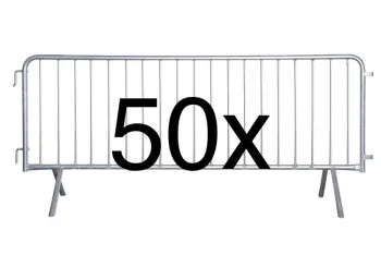 Absperrgitter-Set 50 Stück