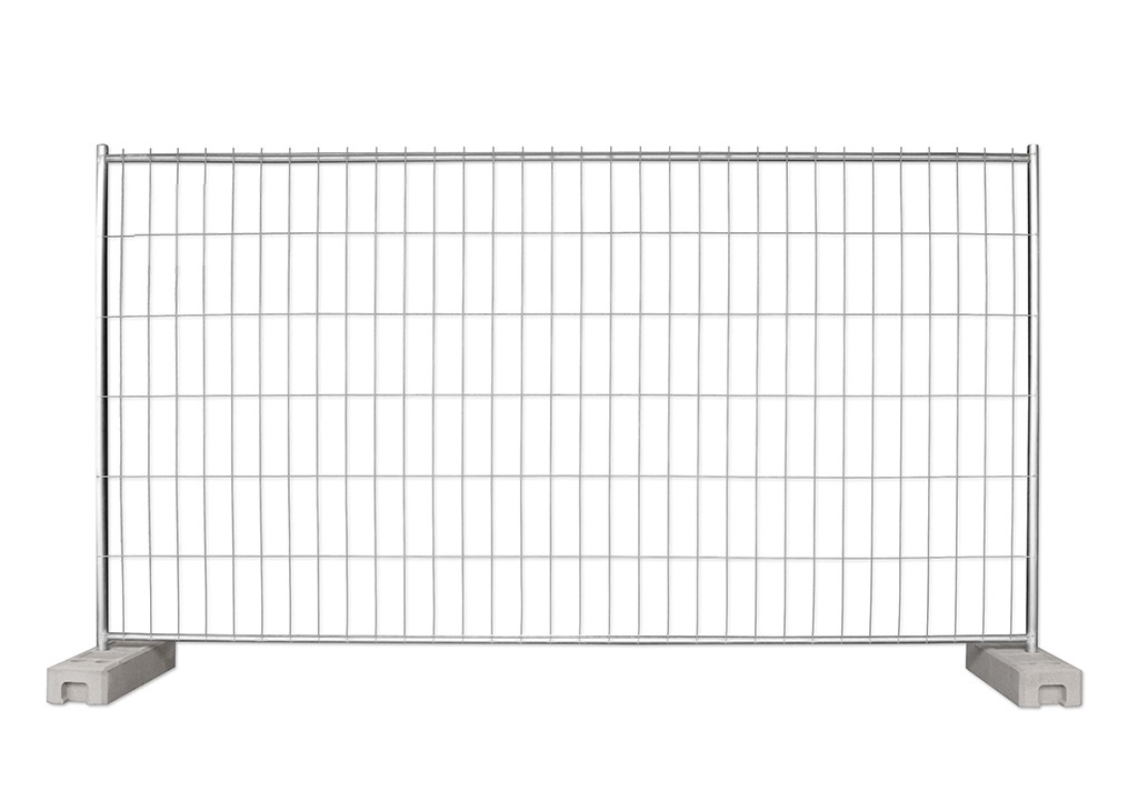 Mobiler Bauzaun Standard 3,50m × 2,00m inkl. Verbindungsschellen