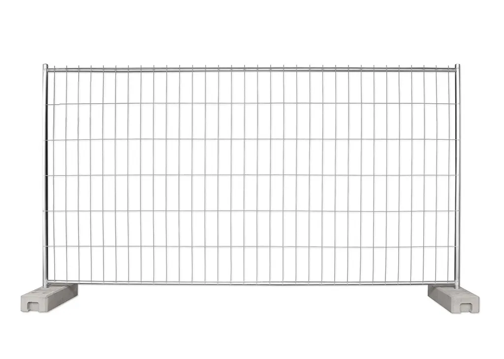Mobiler Bauzaun Standard 3,50m × 2,00m inkl. Verbindungsschellen