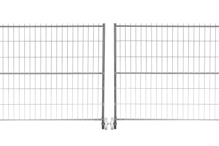 Bauzauntor zweiflügelig 2,00m