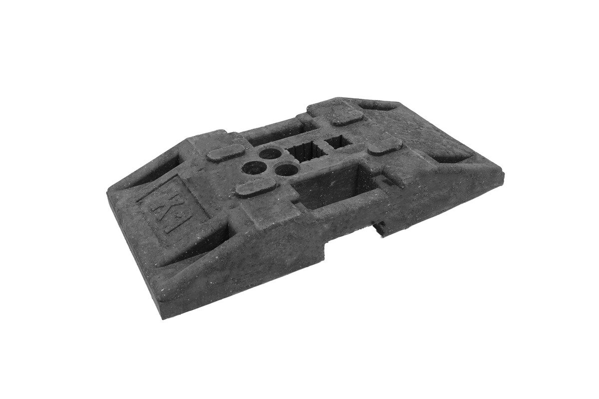 TL Fußplatte K1 28 kg Recycling-Kunststoff