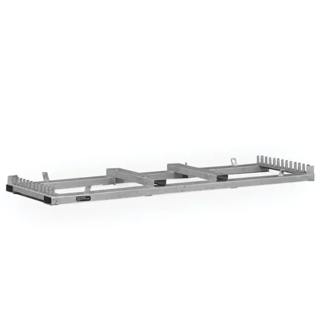 Transportgestell für 30 Bauzäune vertikal