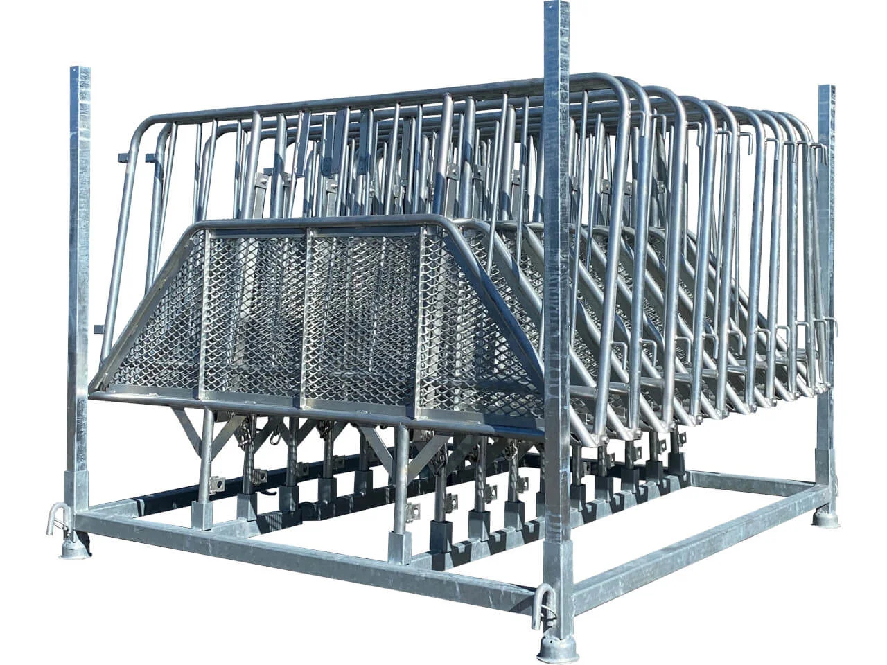Transport Rack for Crowd Control Barriers